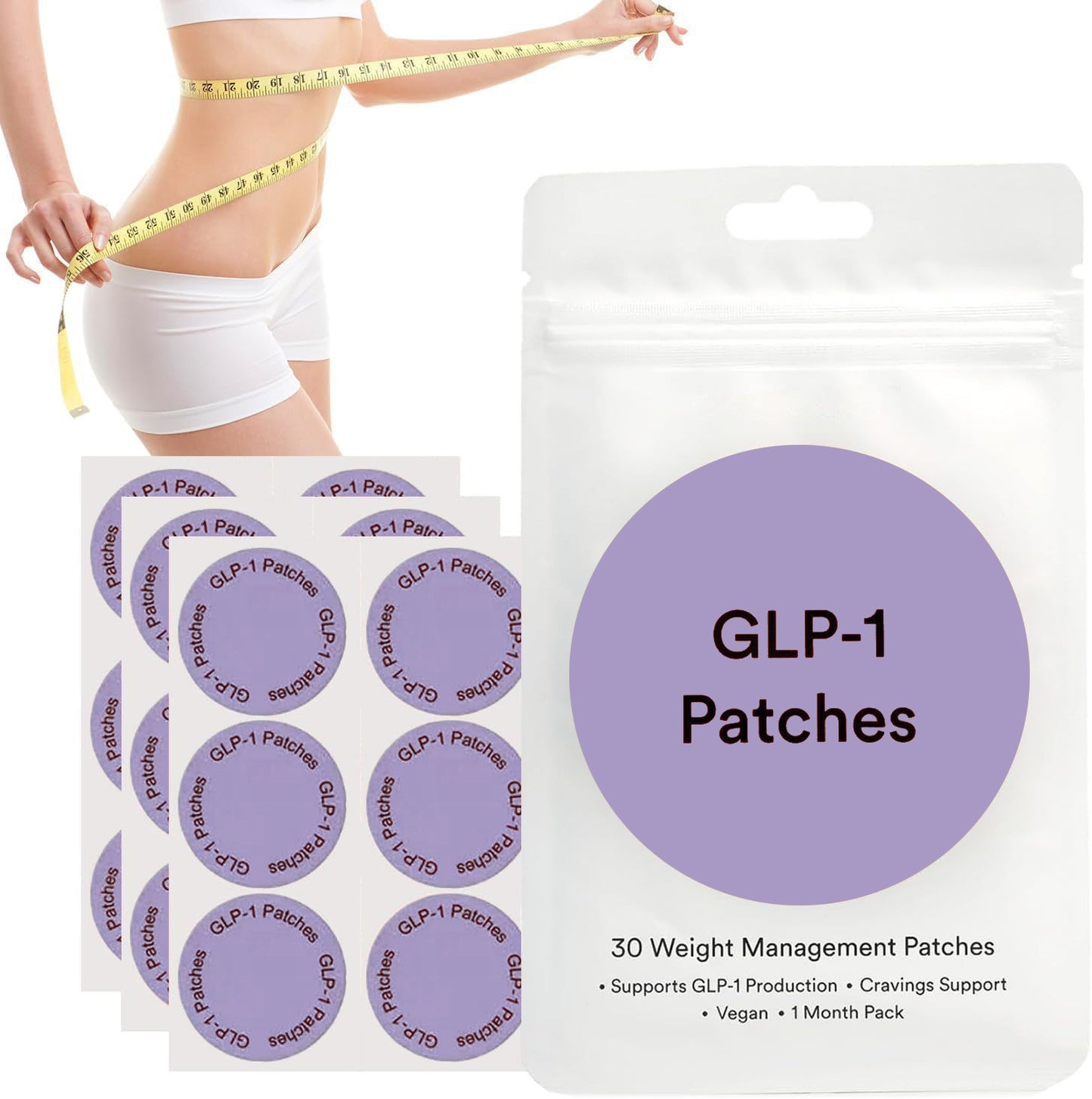 GLP-1 Body Contour Patches for Skin Firming