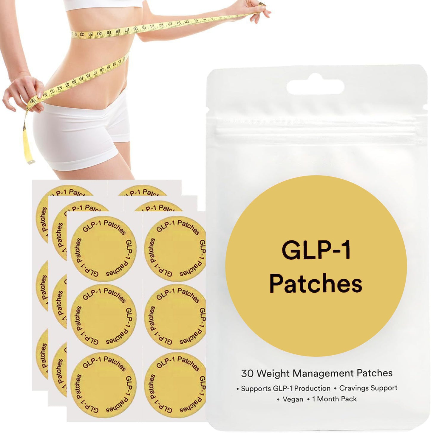 GLP-1 Body Contour Patches for Skin Firming